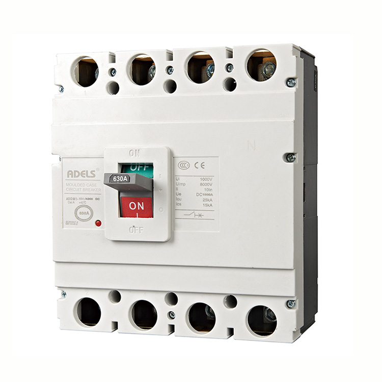 630a 1000v Pv Dc مولڈ کیس سرکٹ بریکر تک ریٹیڈ کرنٹ